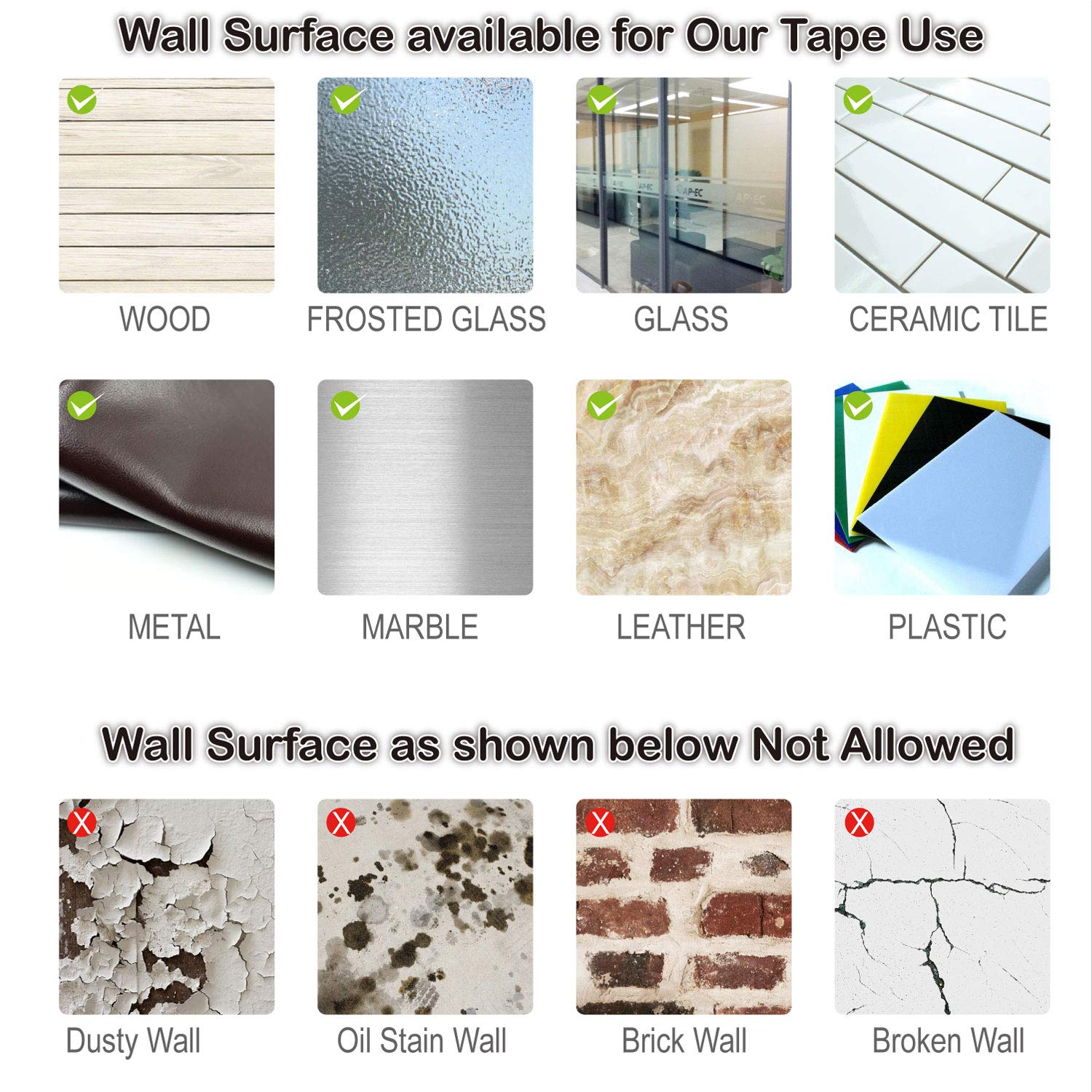Multipurpose Double Sided Mounting Tape - Washable Traceless Clear Adhesive Tape - Household & Industrial Gel Tape (9.85 FT) 4