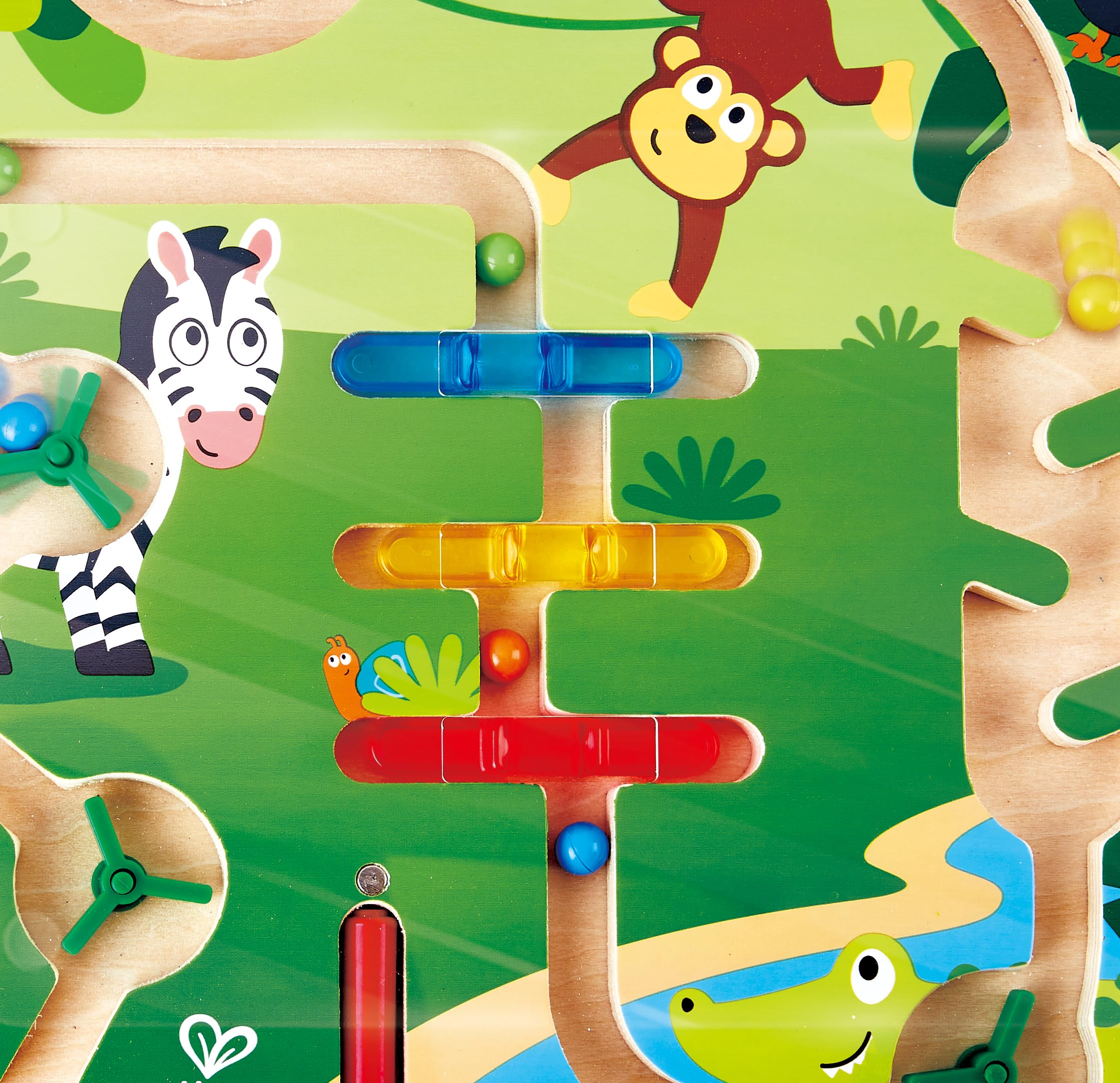 Hape E1714 Wooden Jungle Magnetic Maze