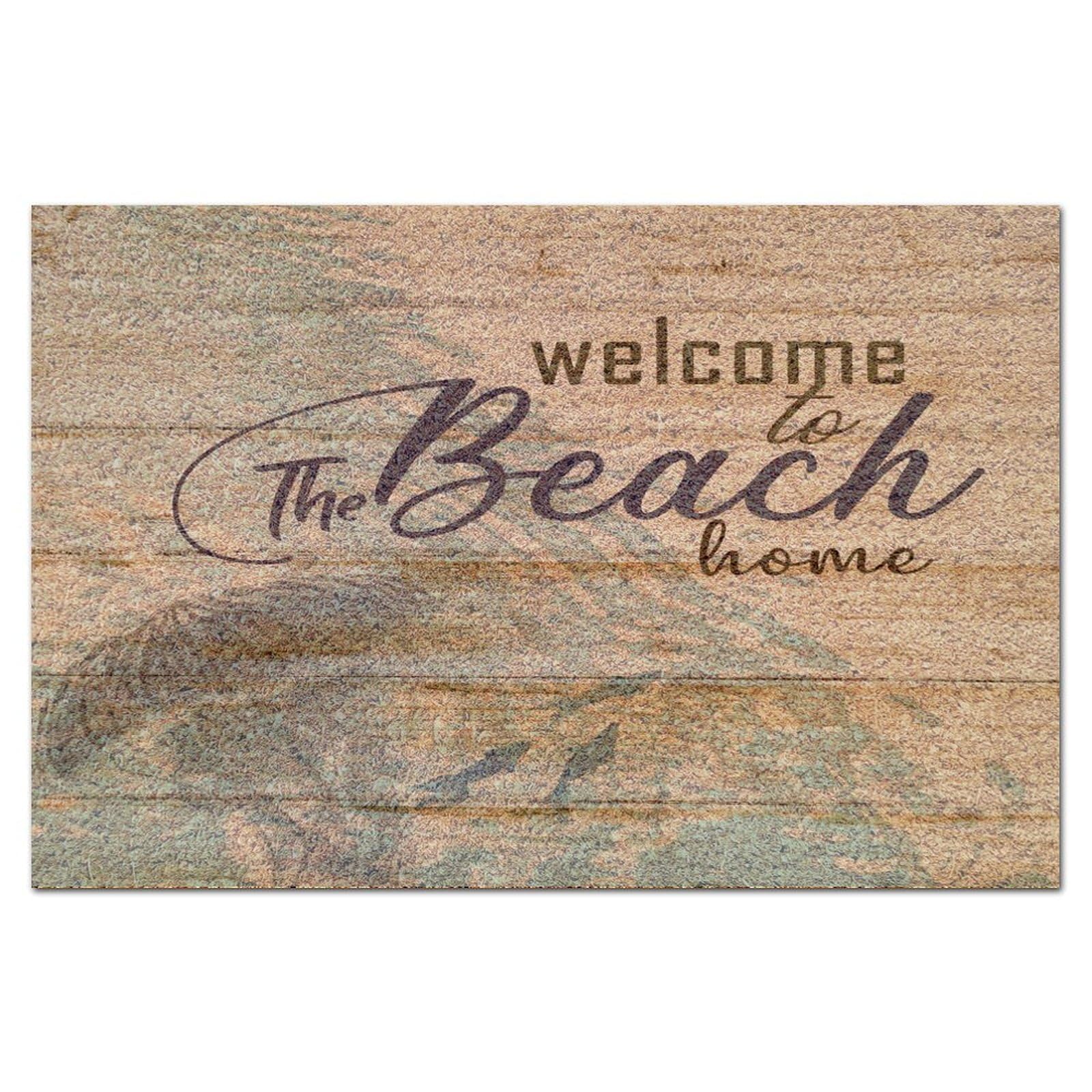Tapis de porte antidérapant en coco pour bloquer le sable et la boue