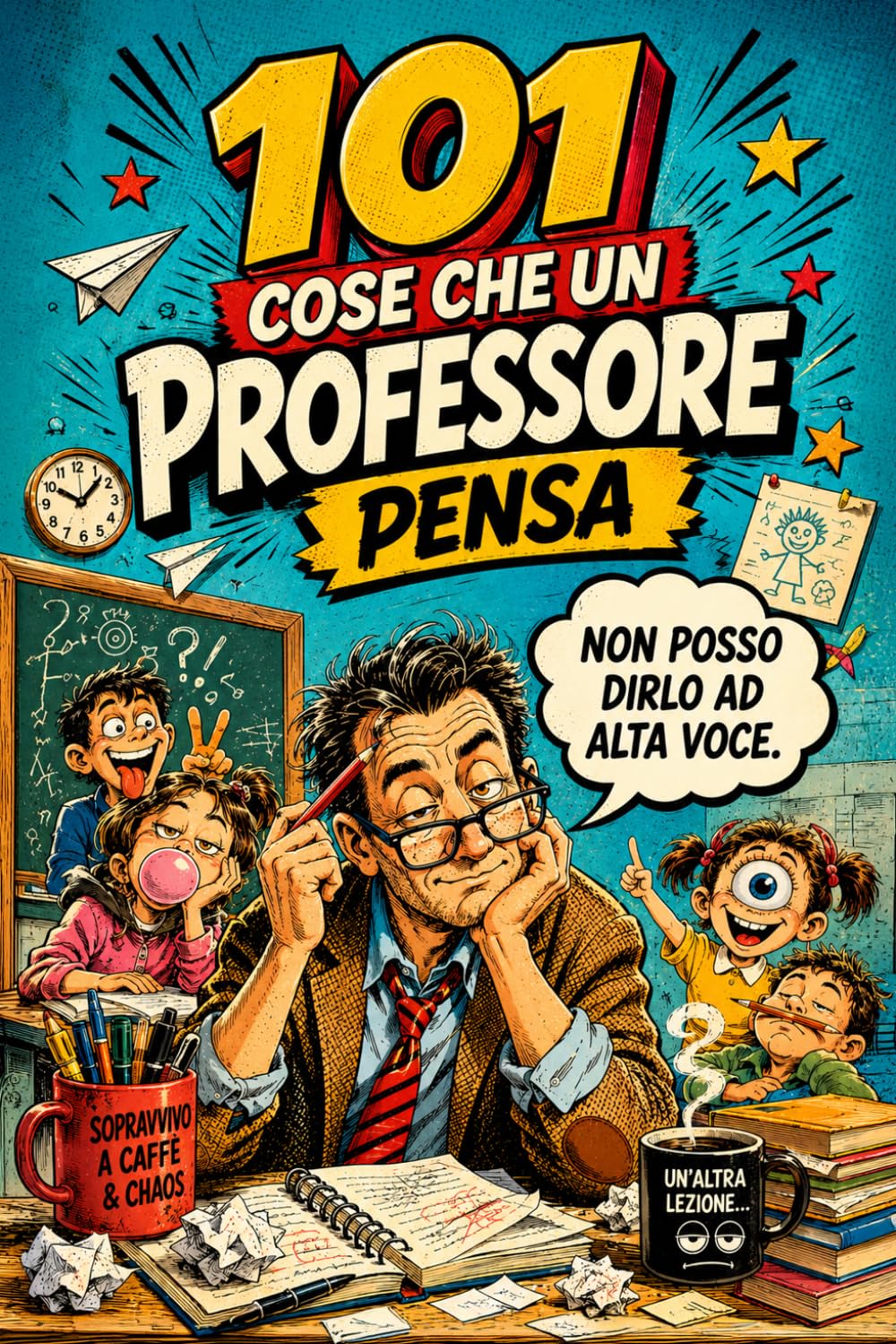 101 Cose Che Un Professore Segretamente Pensa, Ma Che Non Può Dire Ad Alta Voce: Un divertente regalo per Insegnanti e Maestri che hanno visto tutto nella vita