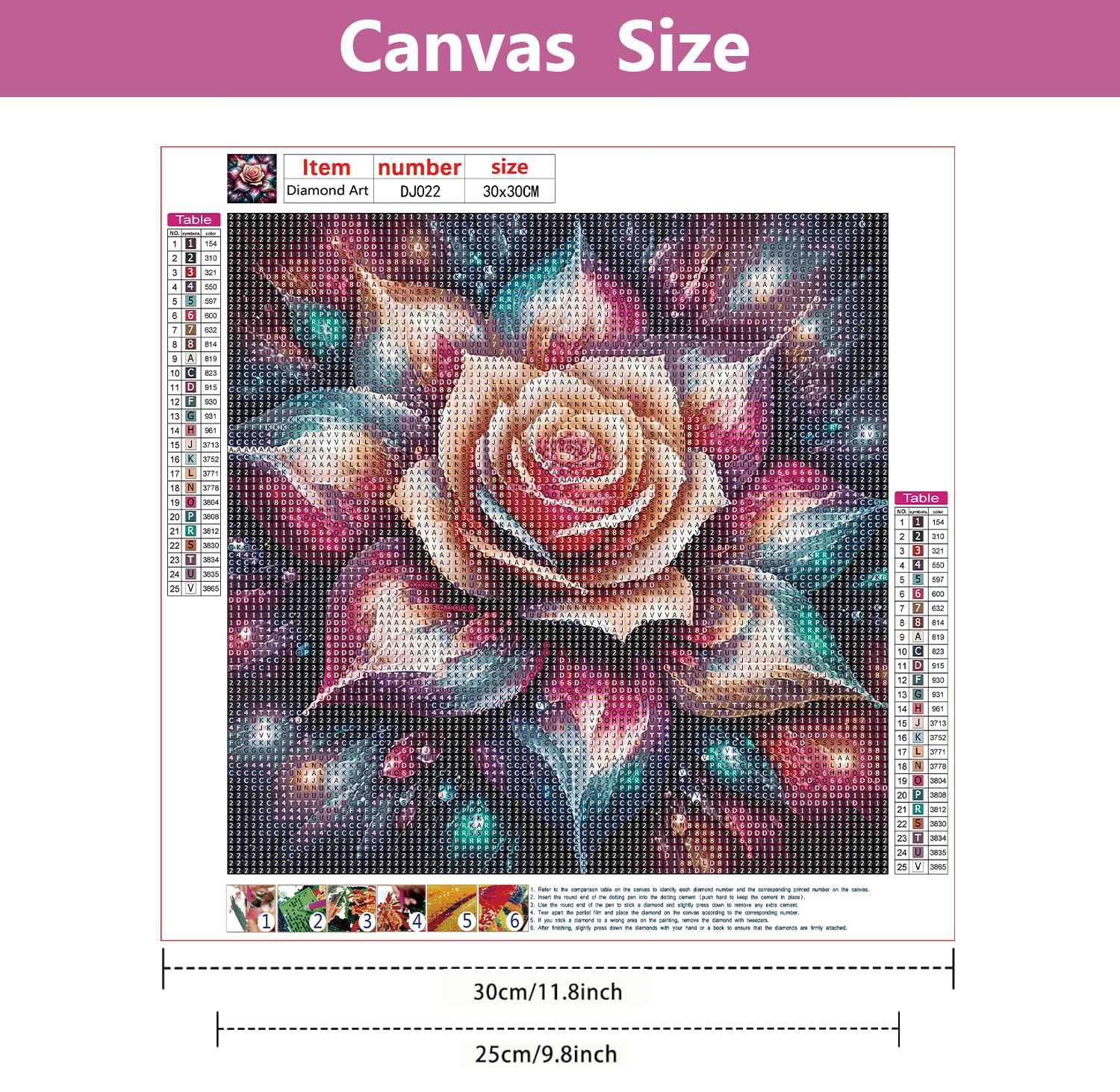 5D Diamond Painting Paysage De Fleurs,Diy Broderie Diamant Kit Complet