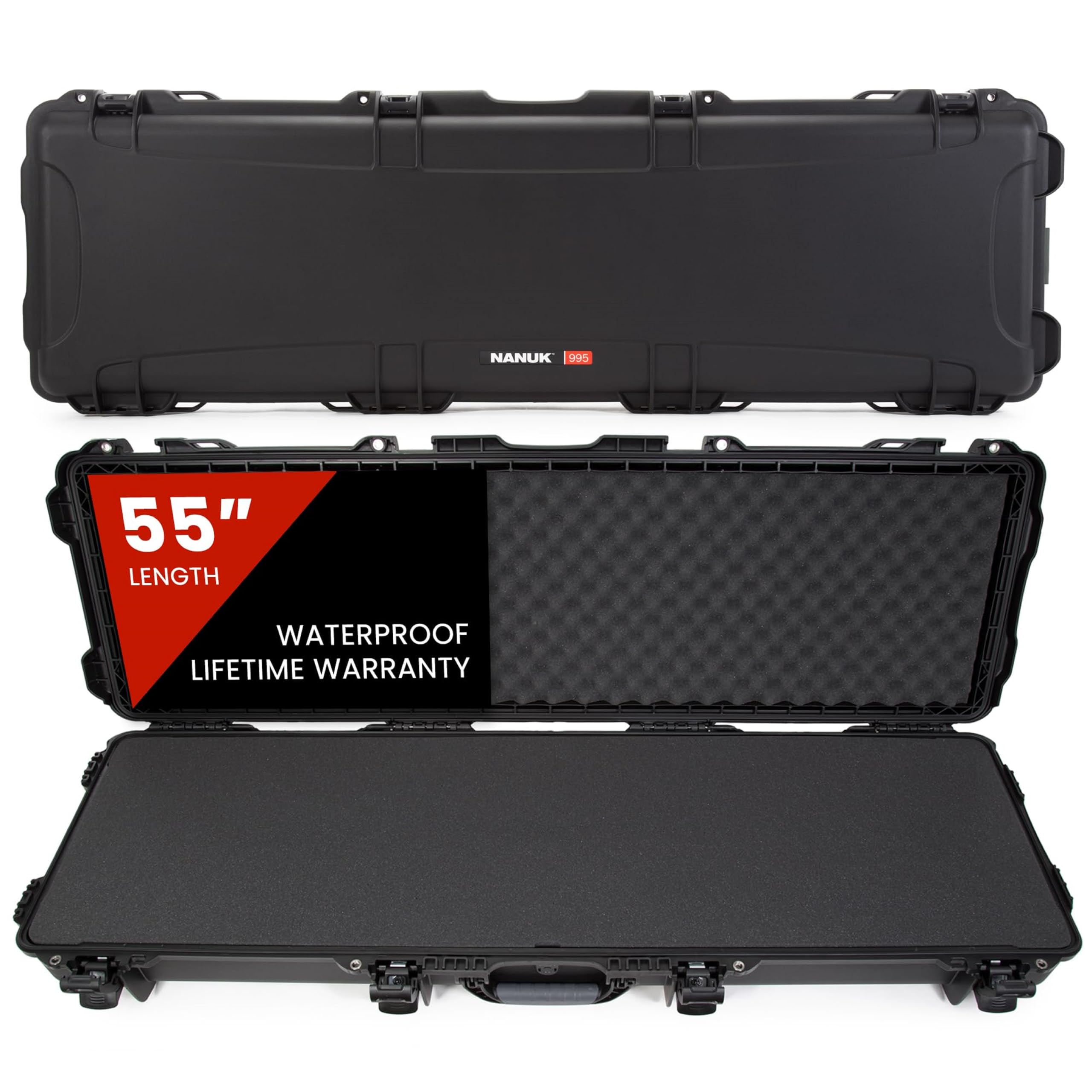 NANUK 995 Hard Case 55” with Wheels & Customizable Foam Insert