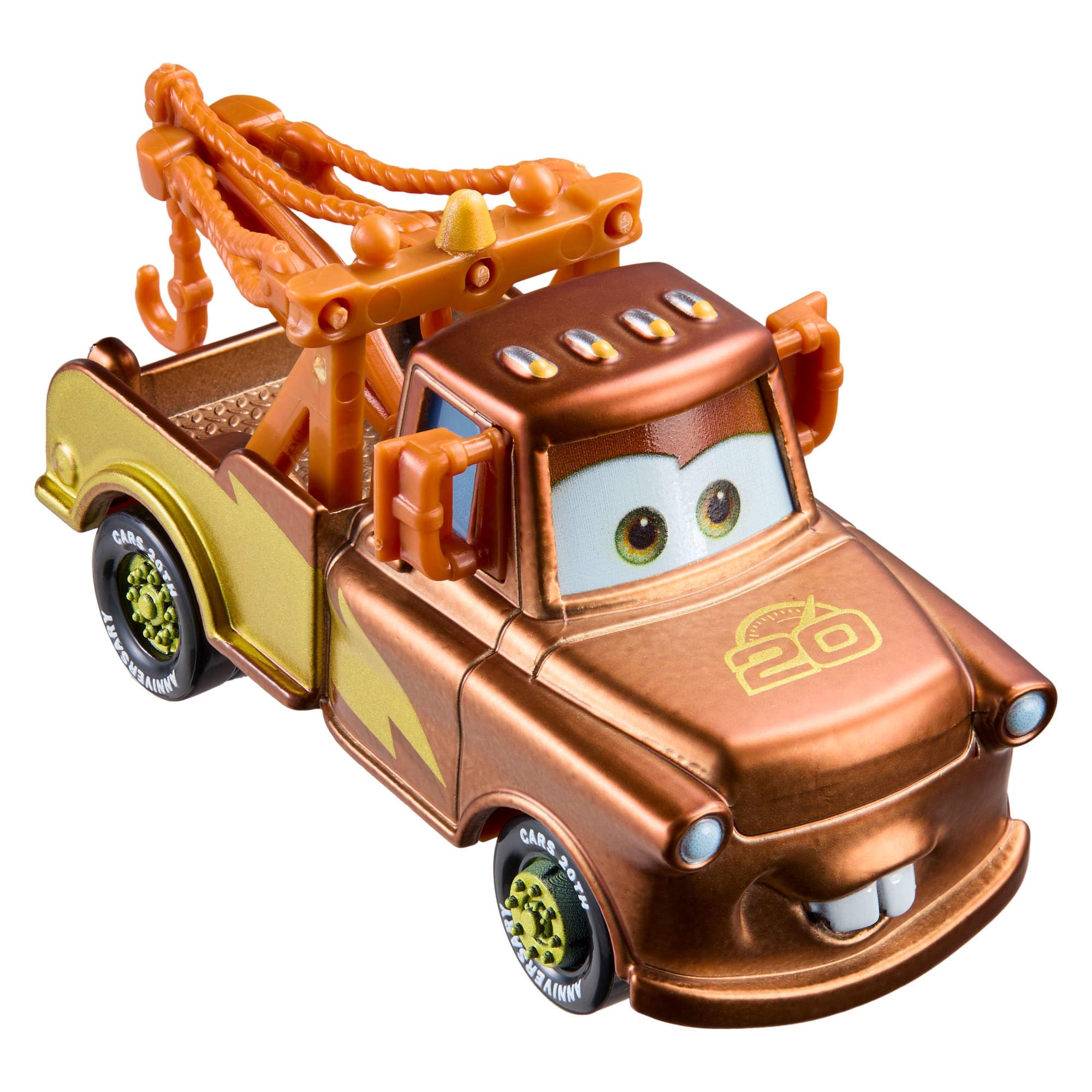 Mattel Disney Pixar Cars - Set Radiator Springs 20° Anniversario, 5 Veicoli dei Personaggi più amati, Saetta McQueen, Mater, Sally, Ramone e Sarge, 3+ Anni, JMJ85