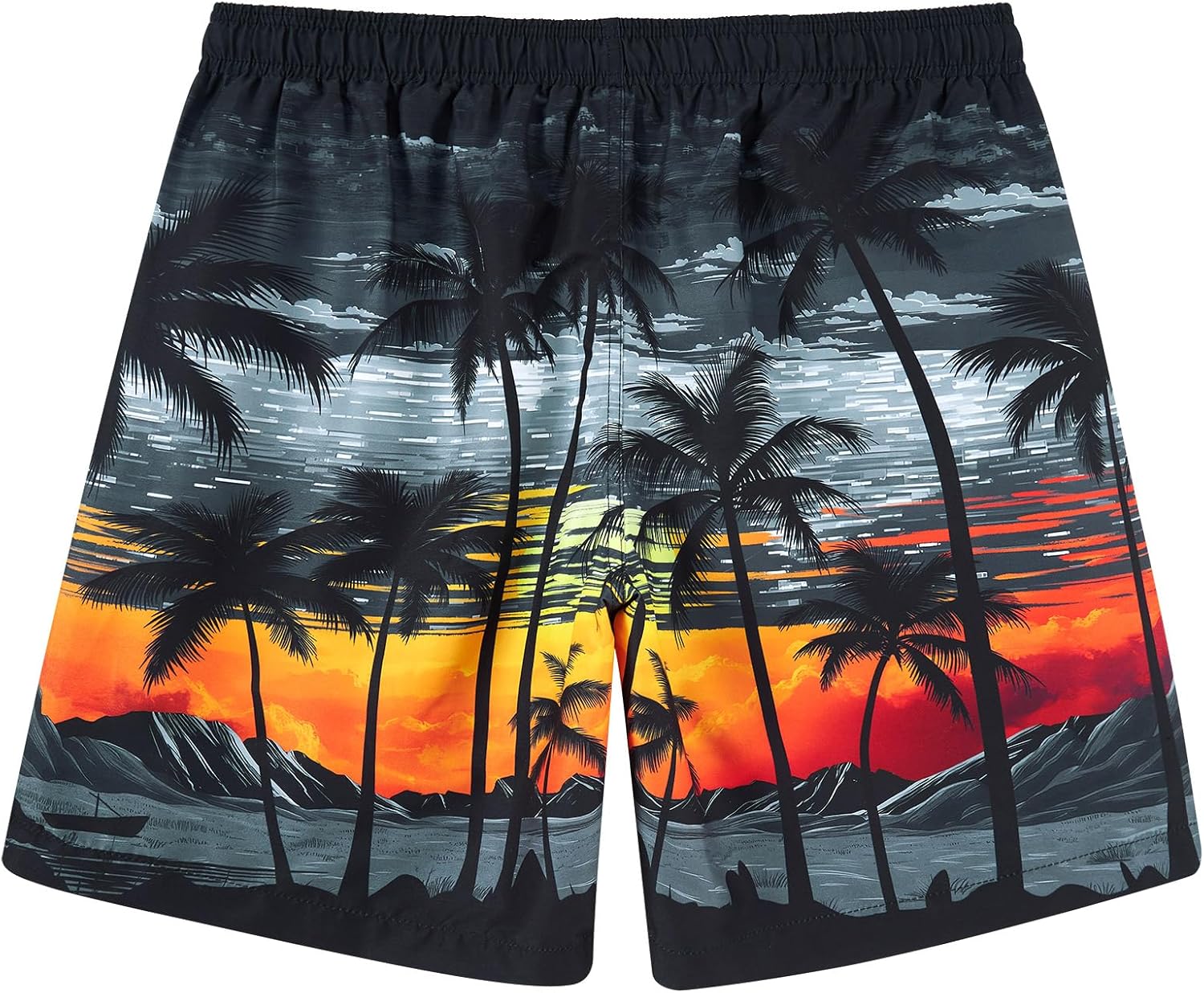 TUONROAD Mens Swim Trunks with Compression Liner 2 in 1 Board Shorts 9 Inch Quick Dry Swimming Trunks with Pockets
