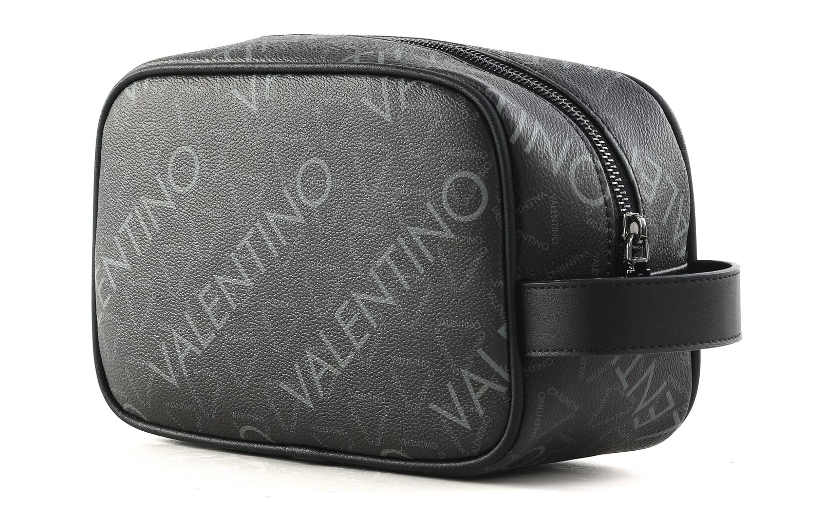 VALENTINO Neceser Zefir Soft Cosmetic Case Nero/Multicolor Gris Oscuro