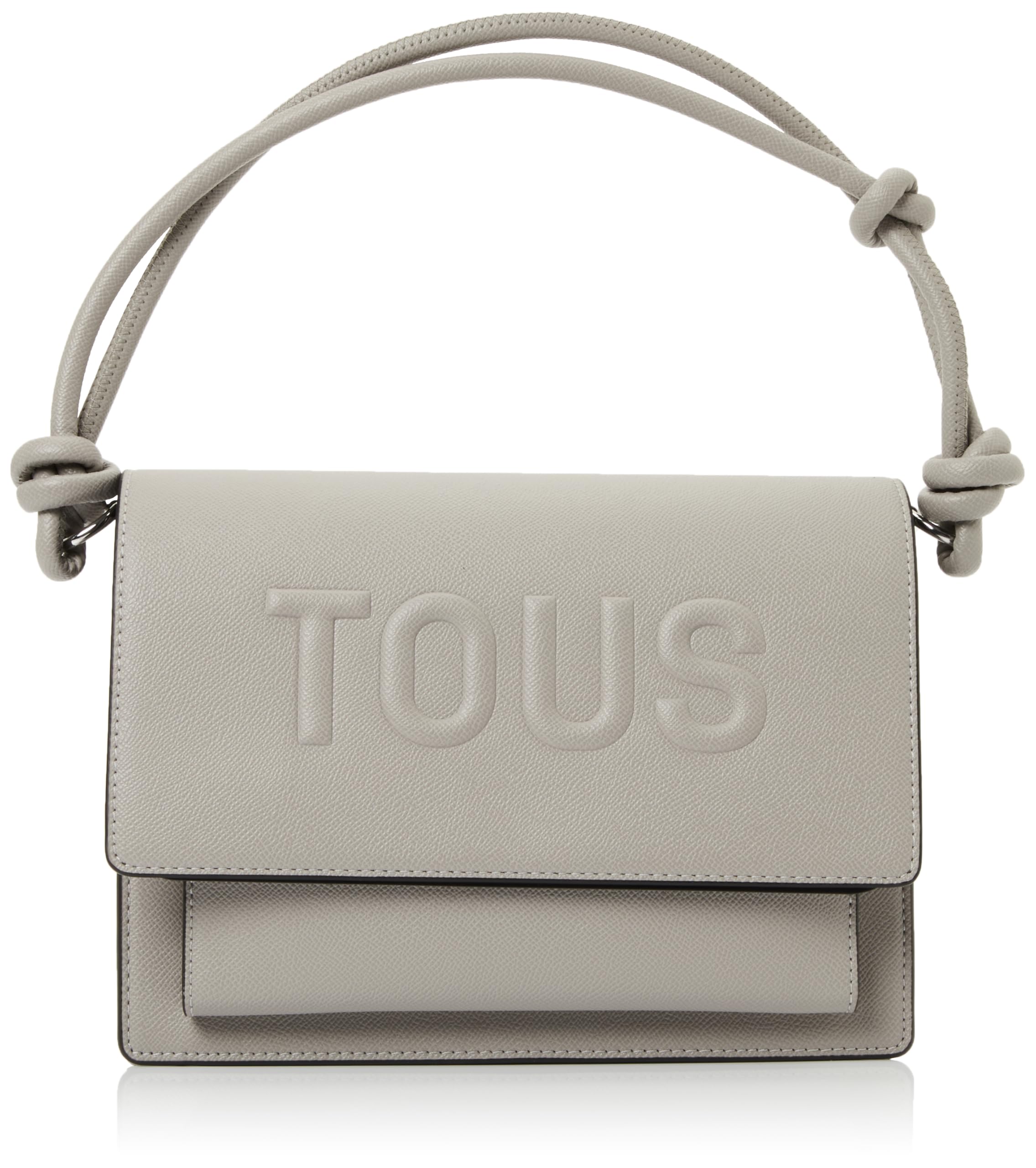 TOUS Bandolera Mediana Audree Gris, Para Mujer, Medidas 18 x 25 x 12,5 cm, Colección La Rue New