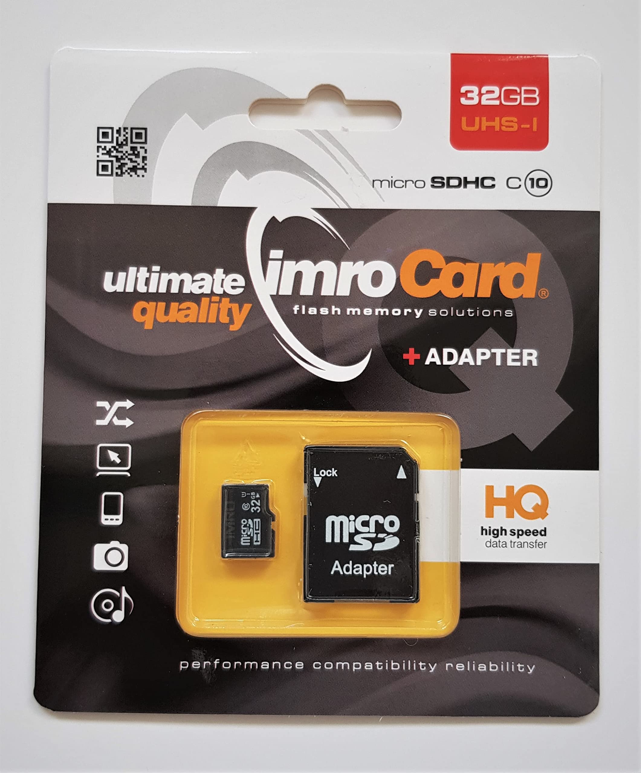 Carte Mémoire GoodRam 32Go (Avec Adaptateur SD)