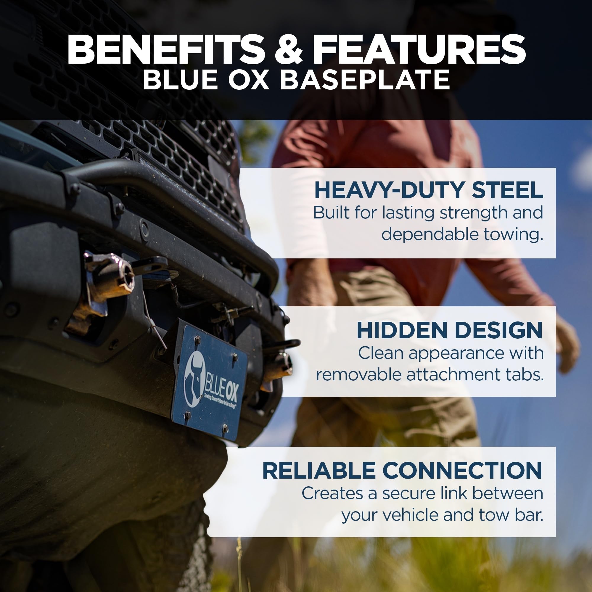 Amazon.com: TrendsAuto Blue Ox Alpha Tow Bar & Baseplate Combo