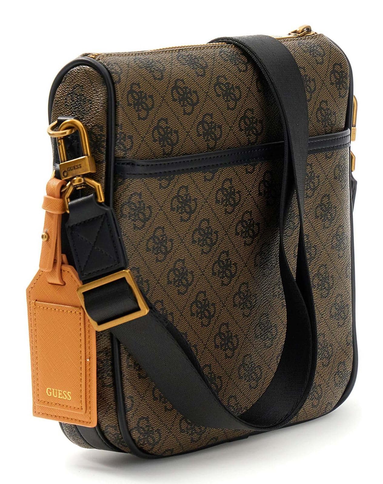 GUESS Milano Crossbody Bag 2 Kawa jasnobrązowa torba na ramię