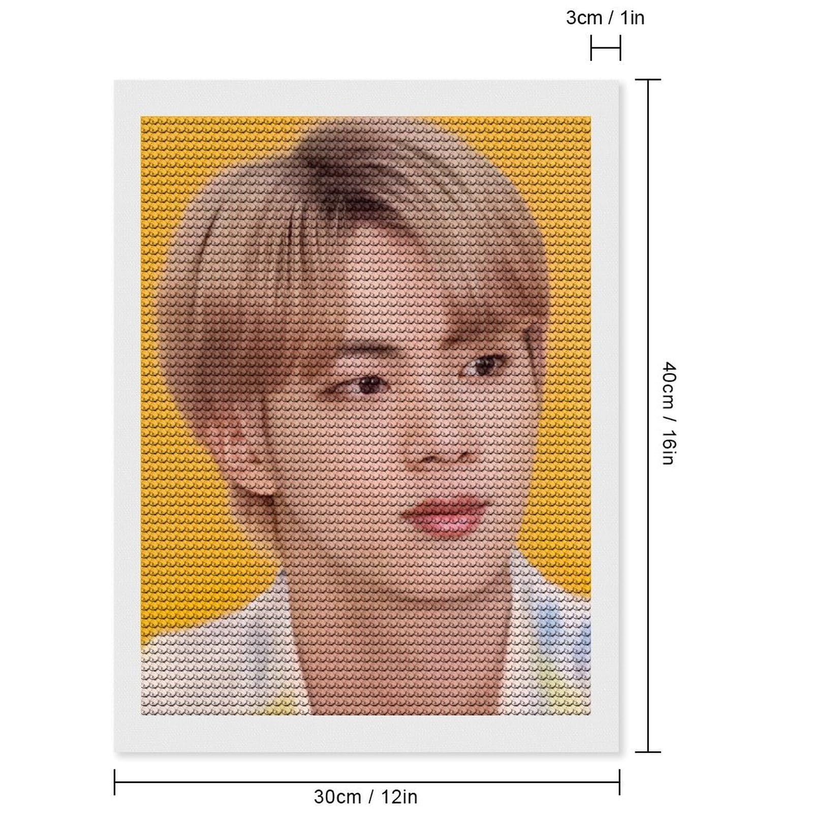 Amazon.co.jp: BTS Jin ダイヤモンドアート 丸いビーズ 操作簡単 応援