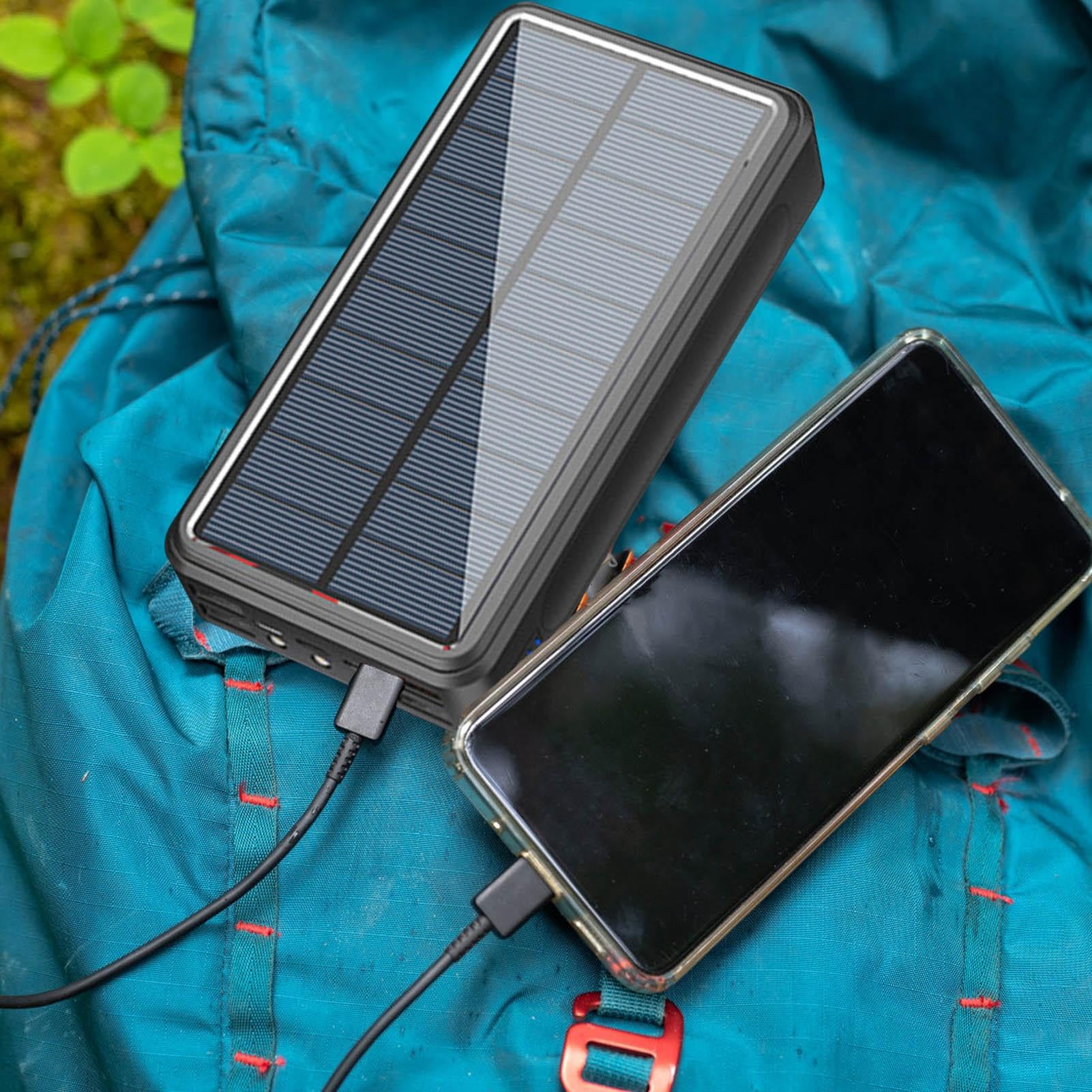 Caricabatterie solare portatile leggero da 50.000 mAh a Ricarica Rapida