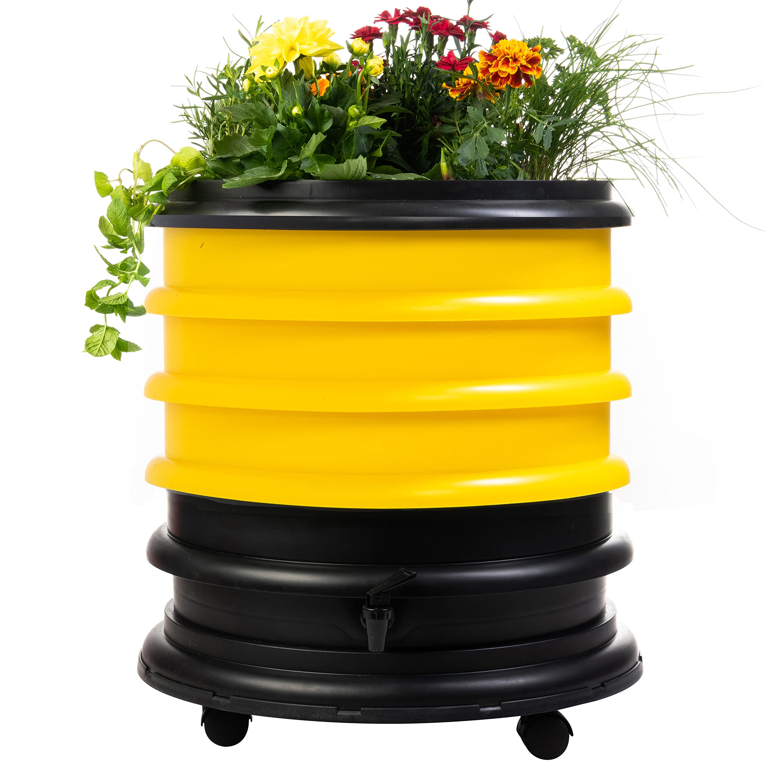 WORMbox | Wormery Worm Farm composter 3 Dark green Trays + Planter | 48 liters | Organic Waste Compost, make your Worm Castings — view 21