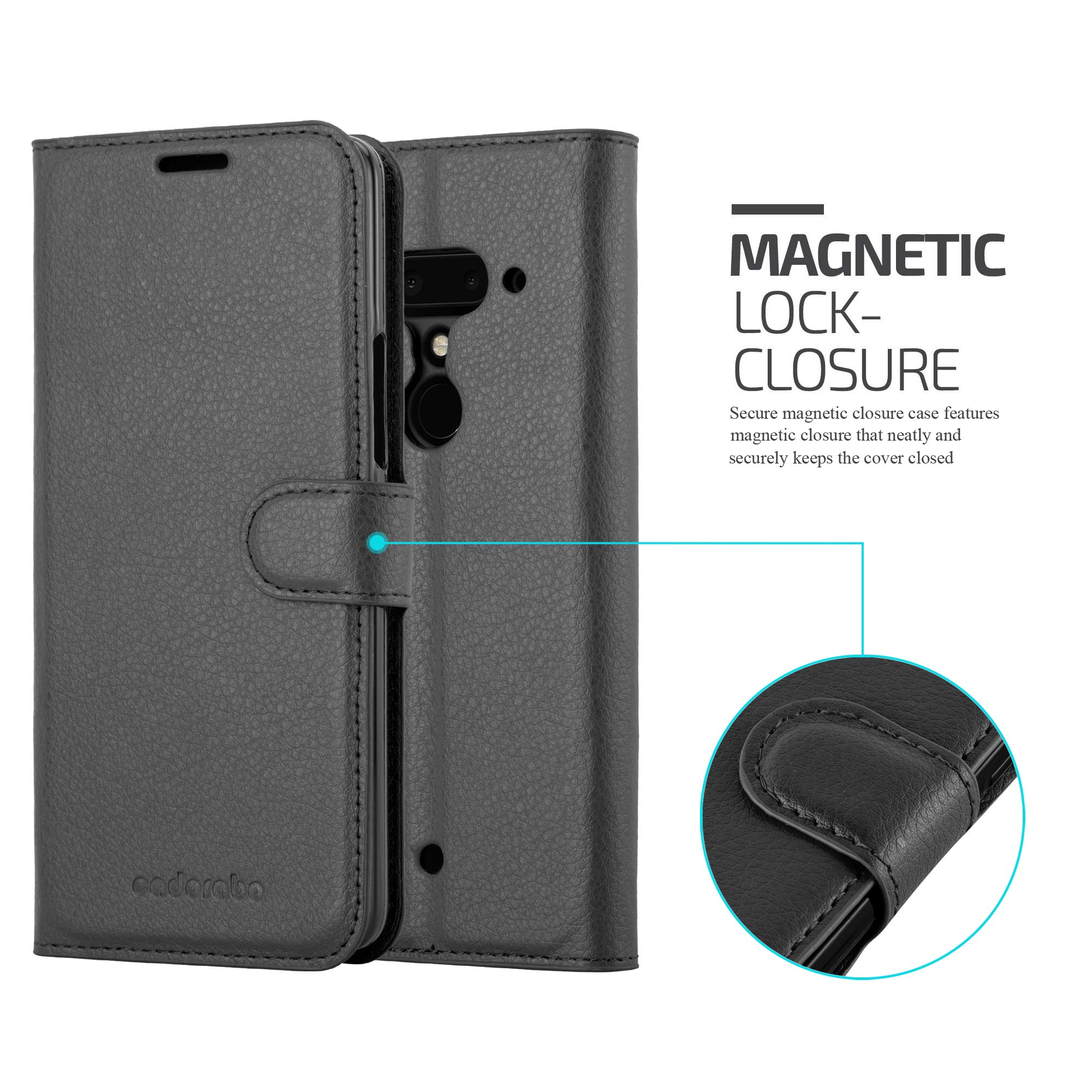 Cadorabo Custodia Libro per Oppo A72 in ROSSO CARMINIO - con Vani di Carte, Funzione Stand e Chiusura Magnetica - Portafoglio Cover Case Wallet Book