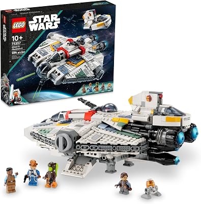 LEGO Star Wars – Juguete de nave espacial Ahsoka Ghost and Phantom II, juego de juguetes de construcción de Star Wars para niños, niños y niñas, a partir de 10 años, regalos para cumpleaños, 5