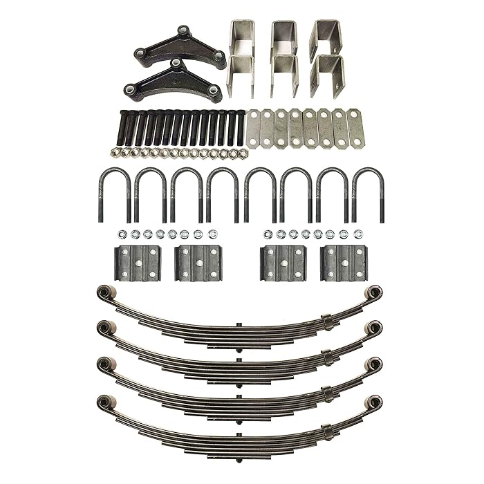 Buy LIBRA 7000 7k Tandem Trailer Axle Suspension Kit Leaf Spring/U