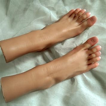 Foot Fetishes, Feet Fetish, Realistic Silicone Foot, Female Foot Feet Model Mannequin Realistic Non-Toxic Latex Odorlessness