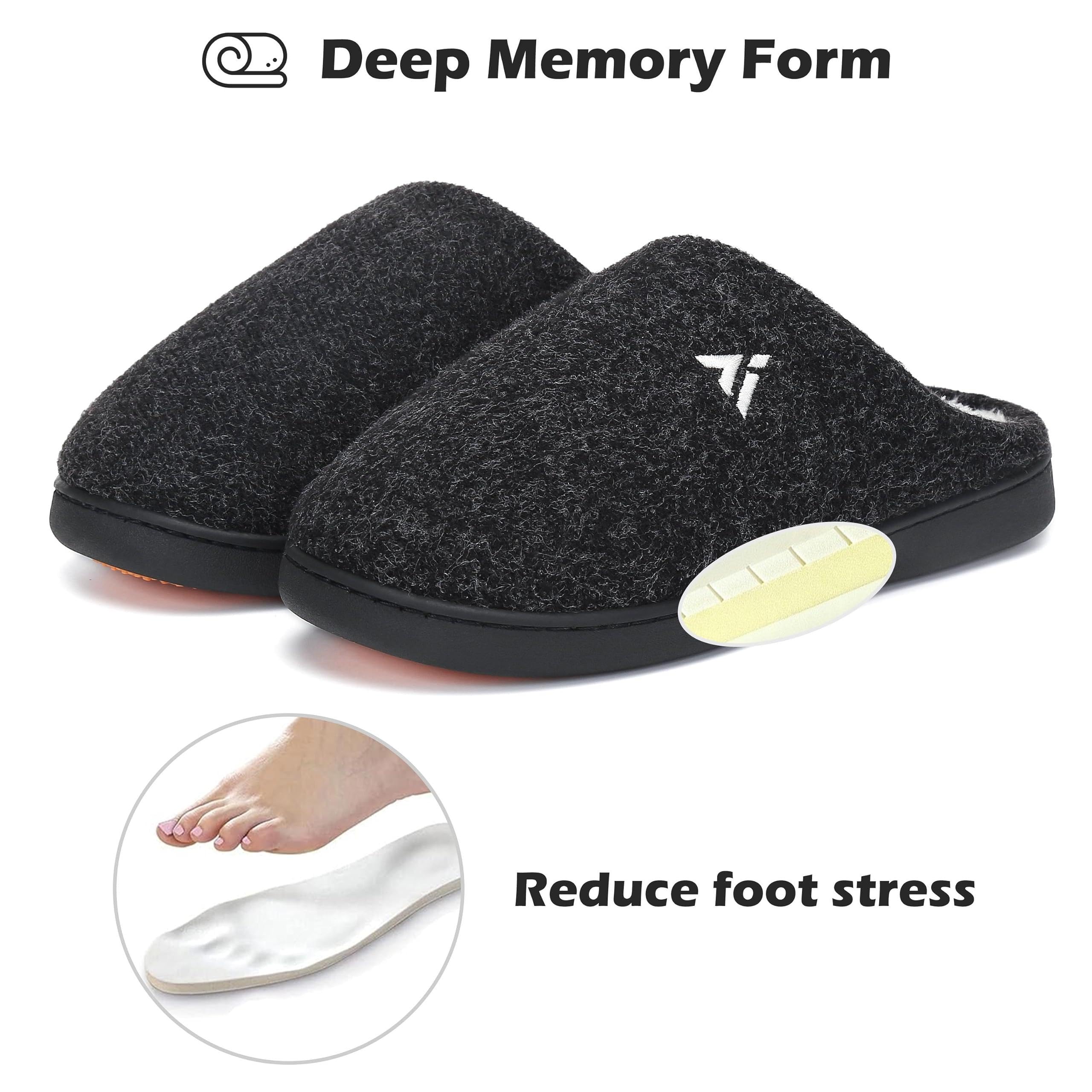 Mishansha Pantofole in Memory Foam per Uomo Donna Antiscivolo Ciabatte Invernali