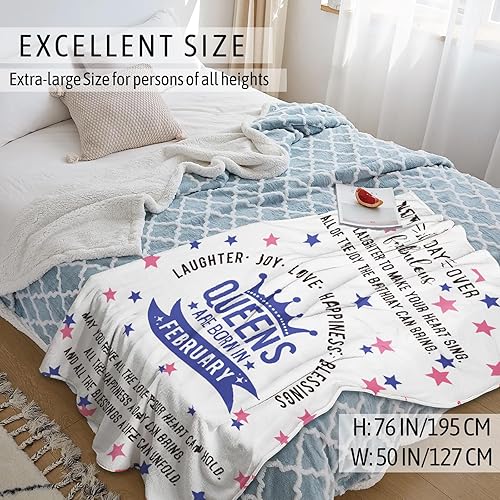 Miniatura 3 de Regalos únicos de cumpleaños para mujeres  Queens are Born in Febrero  Ideas de regalo de cumpleaños de febrero para mujeres, mamá, abuela, tía,