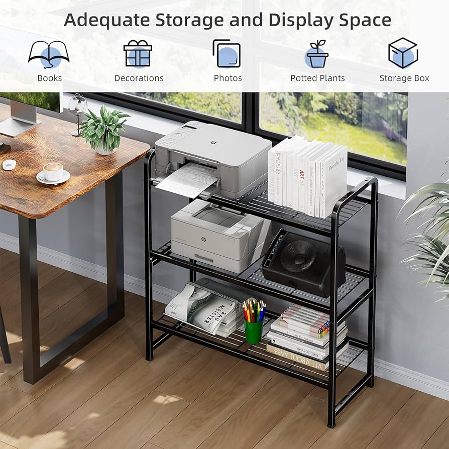 Amazon.com: GEORIS 30 Inch Wide Shelving Unit, 3 Tier Wire