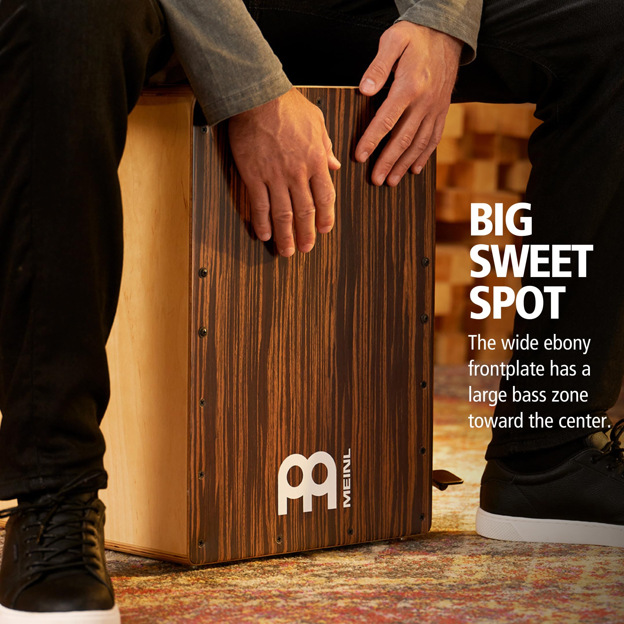 Amazon | MEINL Percussion マイネル カホン Ebony Bass Foot