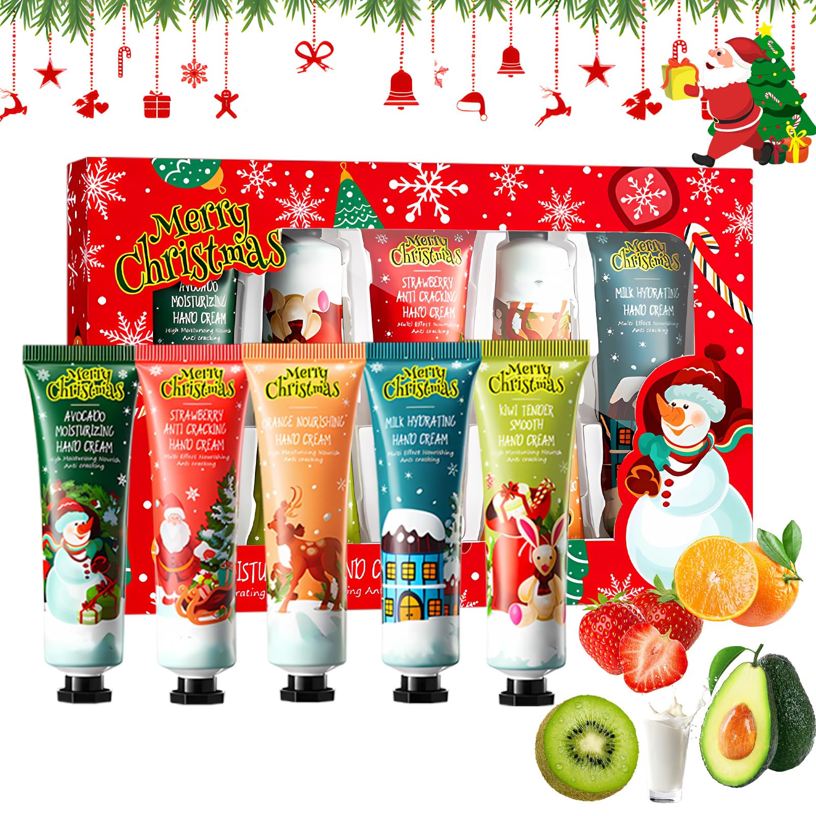 Amazon.com : Pakfung Christmas Hand Cream Gift Set - 5 x 30ml Mini 