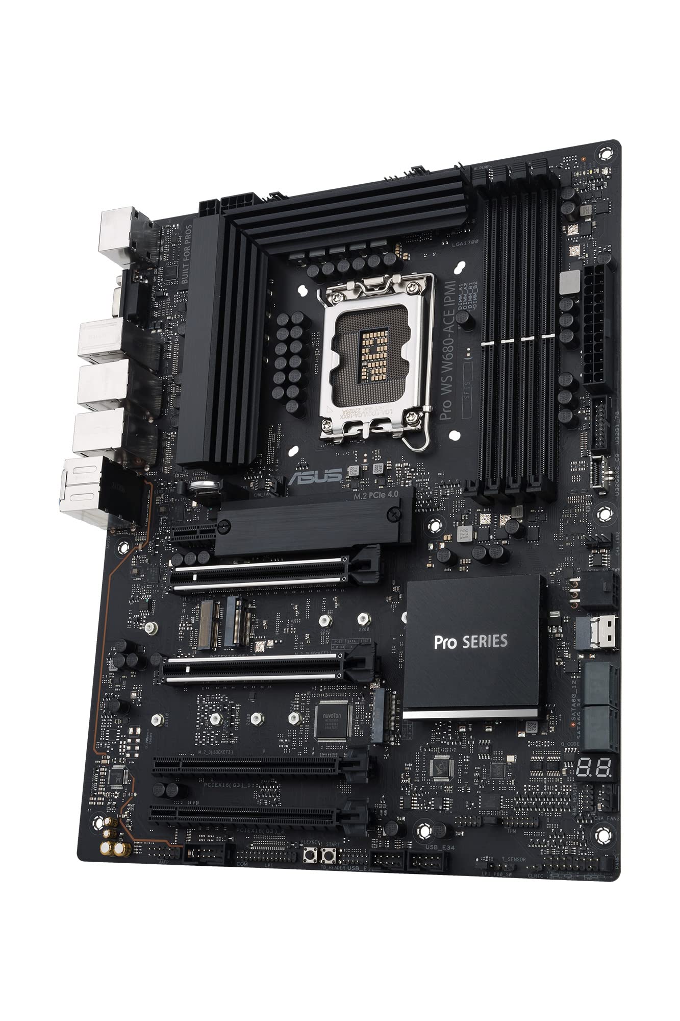 ASUS Pro WS W680-ACE Workstation Mainboard Sockel Intel LGA 1700 | ATX-Mainboard, PCIe 5.0, DDR5, 3x PCIe 4.0, USB 3.2 Gen 2