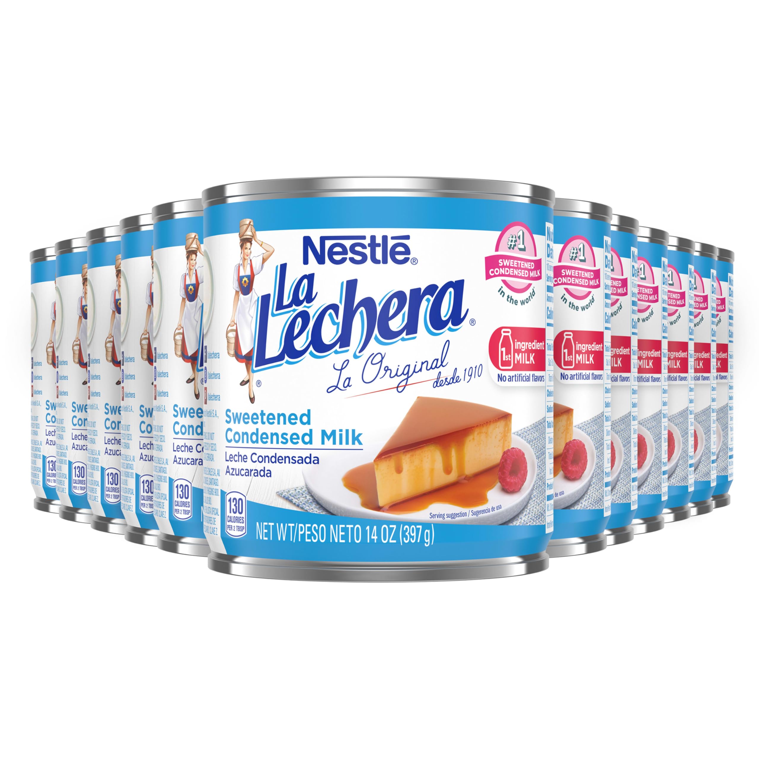Nestle La Lechera Sweetened Condensed Milk, 14 oz (Pack of 12)