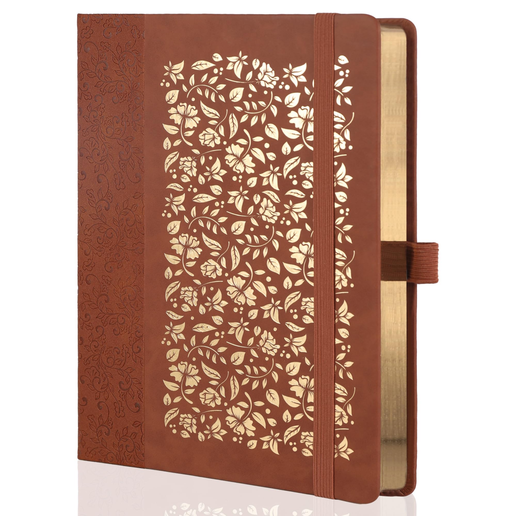 TIEFOSSI B5 Dot Journals for Women Men 160 GSM Thick Paper, 150 Numbered Pages, 5 * 5MM Dot Grid