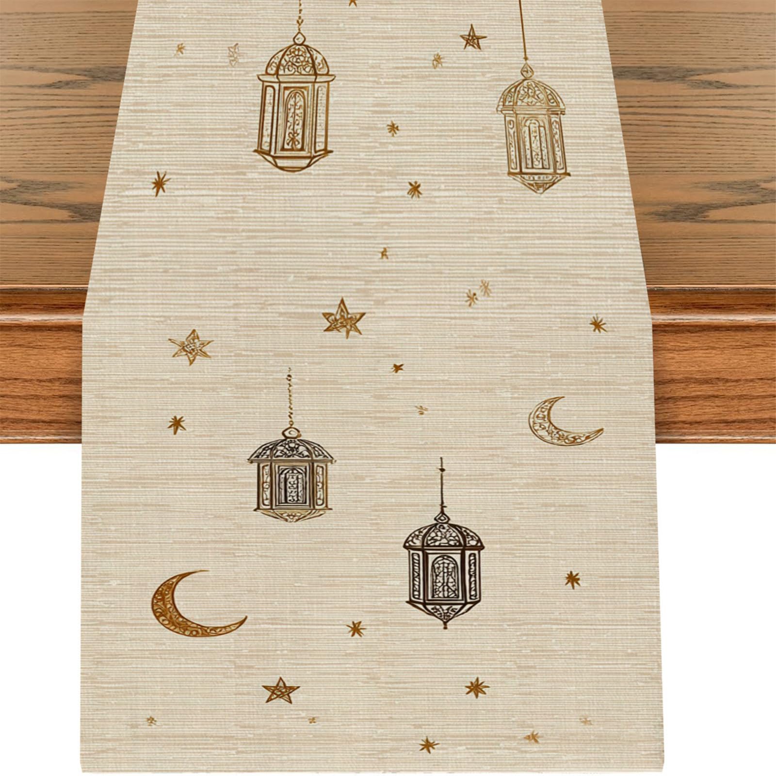 Xjdzineq Decorative Dining Table Cover with Chinese Designs Suitable for Various Celebration Festival Polyester Table Runner