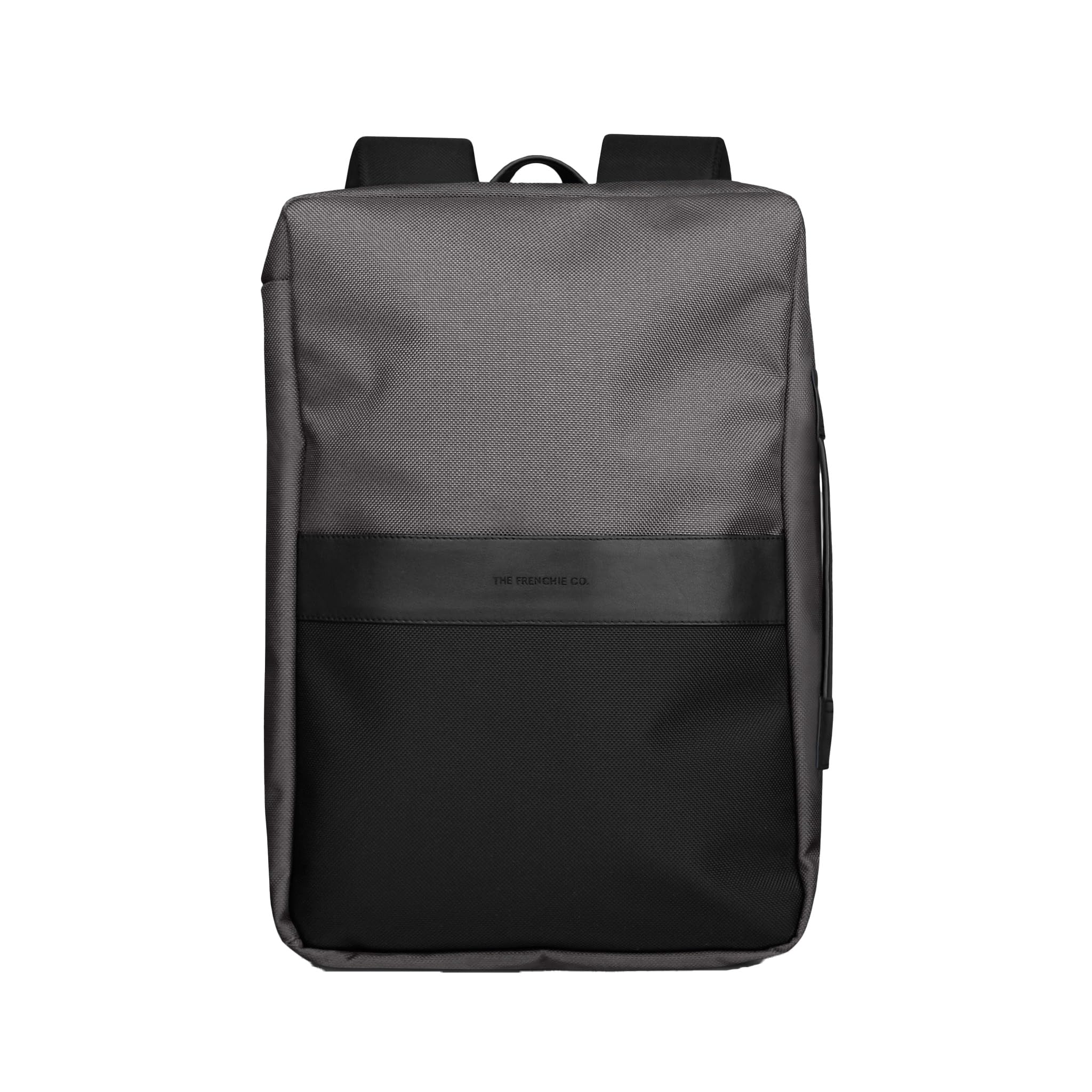 The Frenchie Co.Super Light Ballistic Speed Backpack | Gray | Super Fast Access Work & Travel Laptop Backpack for Men | Anti-Theft Magnetic Closure | 13in computer |Ballistic Nylon 16L, Grey, Grey