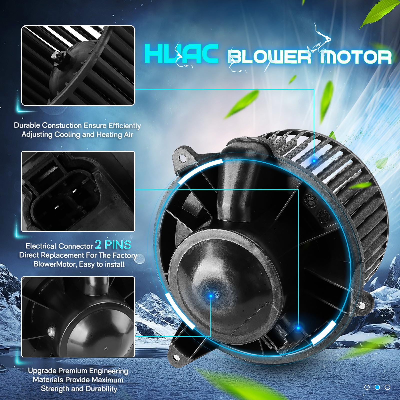 Amazon.com: Front HVAC Heater Blower Motor 27226ZH00A Air