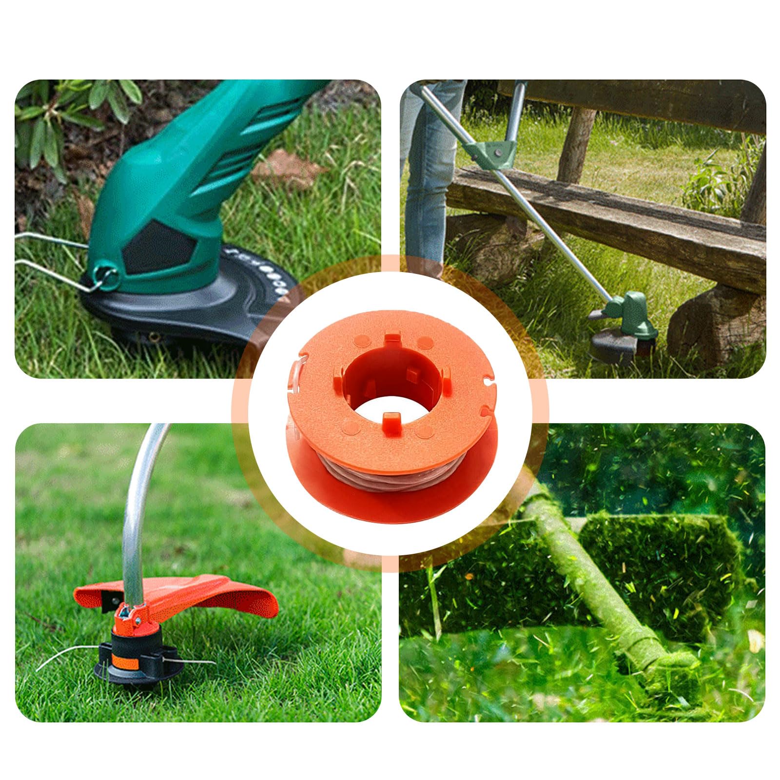 3 sztuki podkaszarki do trawy, zapasowa szpula żyłki, do Bosch ART 23/26/30 Combitrim 23/26Easytrim, do szpulki pojedynczej żyłki Bosch F016800175, do osłony szpuli Bosch F016L71088 (3 cewki +