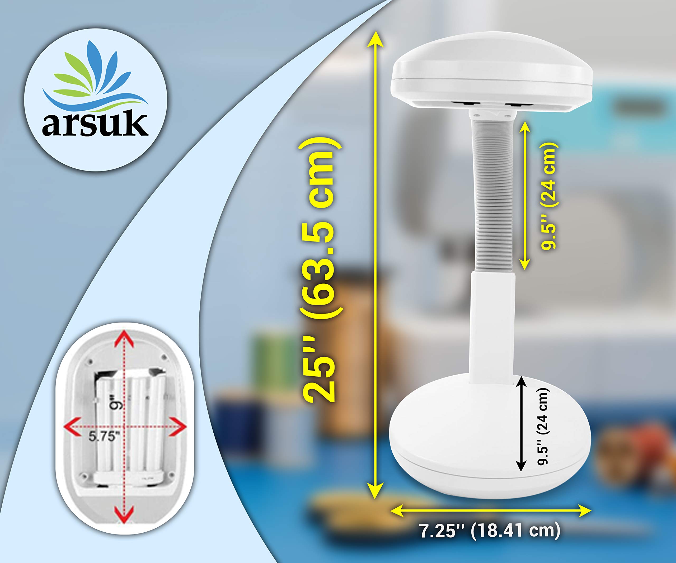 Buy ARSUK Desk Lamp Daylight High Vision Energy Saving 27W Work Reading