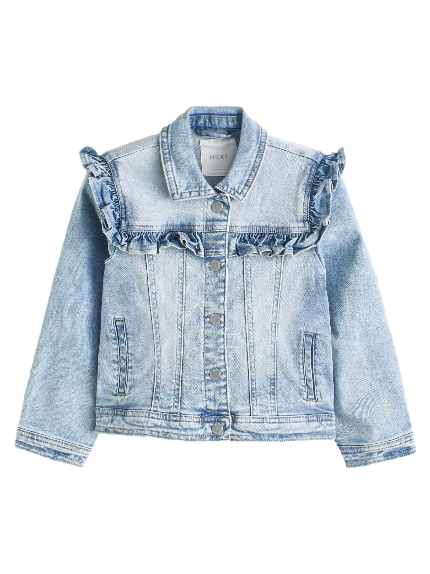 NEXT Fille Veste en Jean à Volants