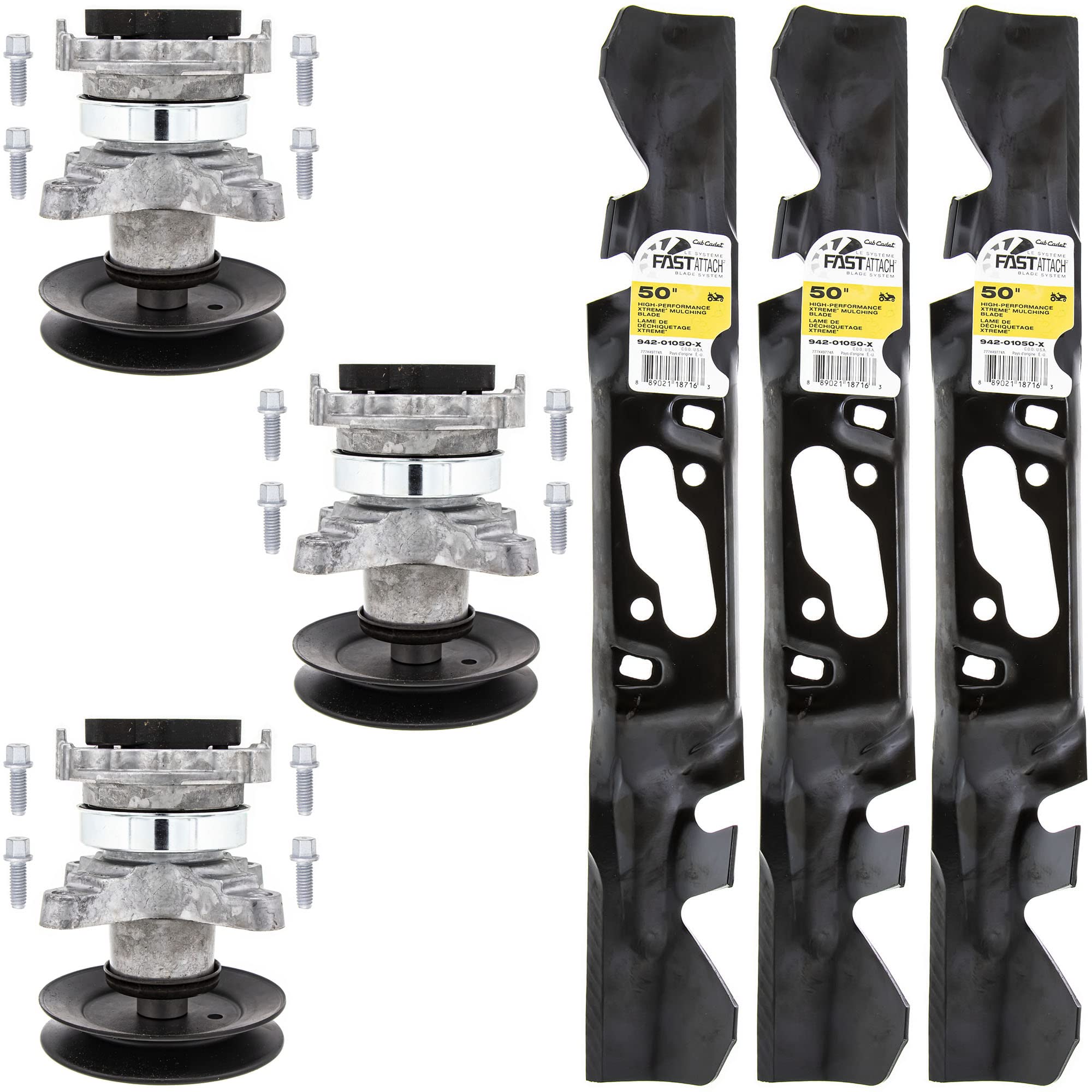 Amazon.com: CUB CADET Xtreme Fastattach Blade Spindle Kit 942