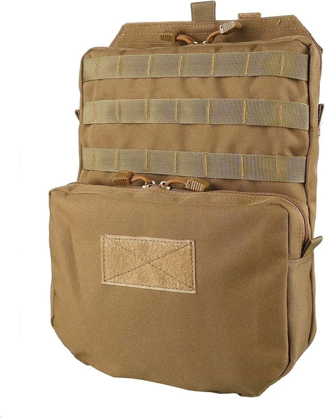 LIVANS Tactical Molle Hydration Pack, Mobility Hydration Carrier Backpack Water Bladder Molle Vest Accessory for Hiking, Biking, Climbing (Bladder is not Included)