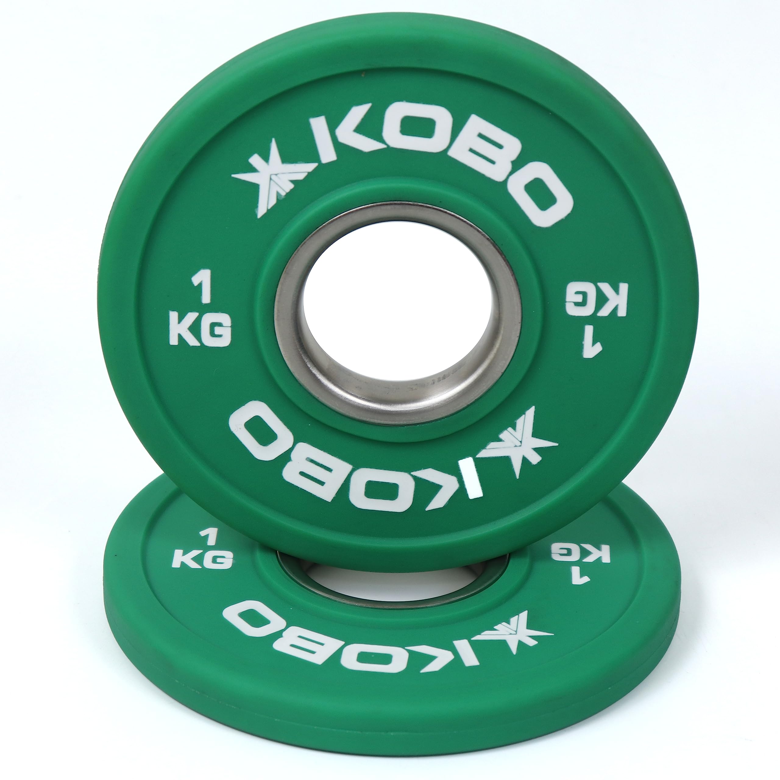 Kobo Urethane Olympic Fractional Plates/Fractional Weight Plates 2 inch Steel Ring Olympic Weightlifting Crossfit Gym Eco-Friendly Competition CPU Plate for Incremental Weights (1Kg x 2 = 2 Kg) (B0CBX79Z8F) Amazon Price History, Amazon Price Tracker