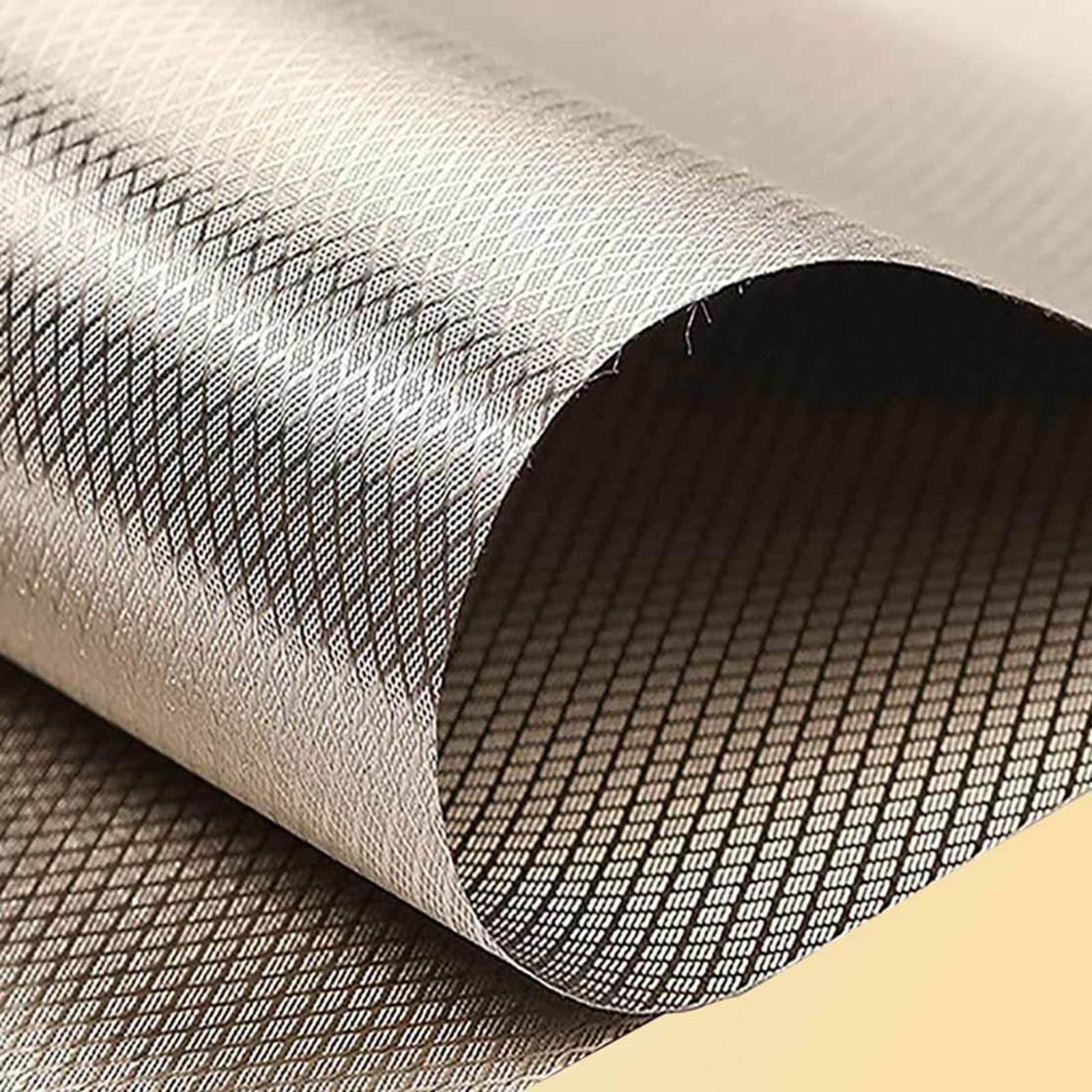 Faraday Cloth Faraday Fabric Bulk Fabric Faraday Blanket RF Shielding Fabric EMP Shield for Generators Faraday Tent Cloth,silver-1x1.1m