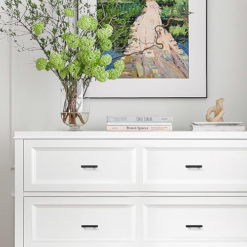 Vista 43 de Ravinte Paquete de 20 tiradores de gabinete negros de 3-3/4 pulgadas, manijas de gabinete de cocina color negro mate, tiradores de cajones modernos