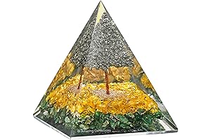 Orgone Pyramid: Crystal And Stones Powerhouse for Abundance