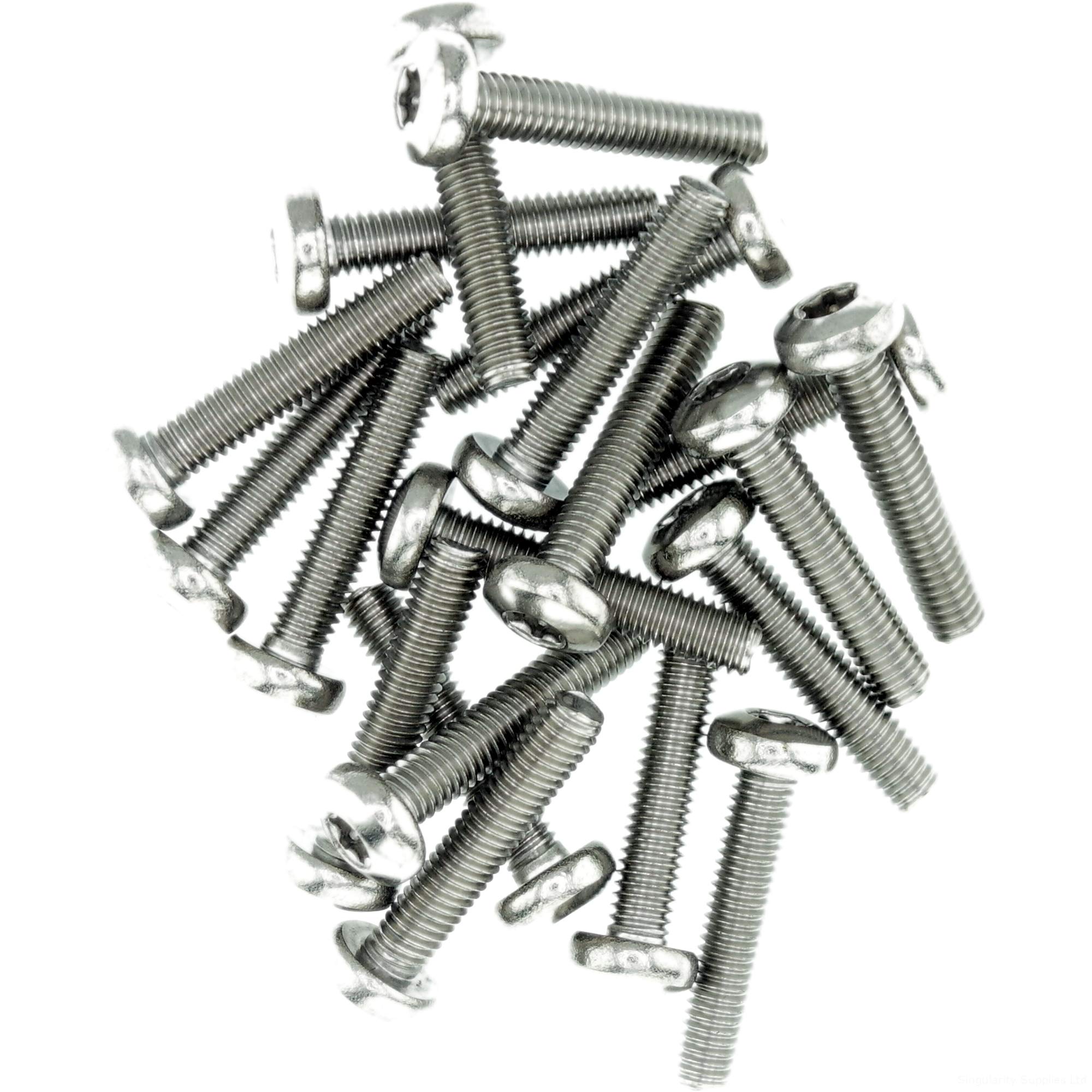 Viti Filettate TX M3x20mm In Acciaio Inox A2 - Confezione Da 20 Pezzi Per Fai Da Te E Riparazioni - Foto 10