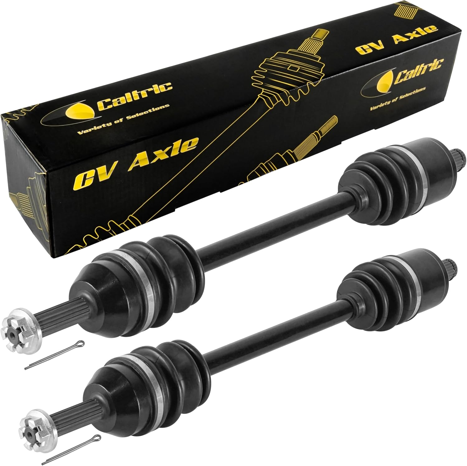 Caltric Front Left Right Completes Cv Joint Axle Compatible with Polaris Ranger Lsv Ev Lev 2010-2014