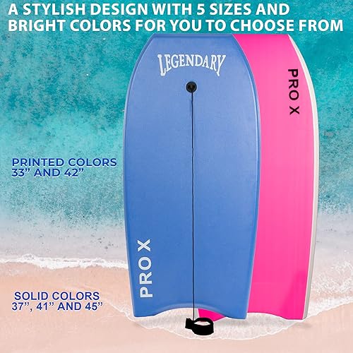 Miniatura 5 de GYN Trade - Tabla corta de bodyboard y surf Legendary Pro X sellada con calor