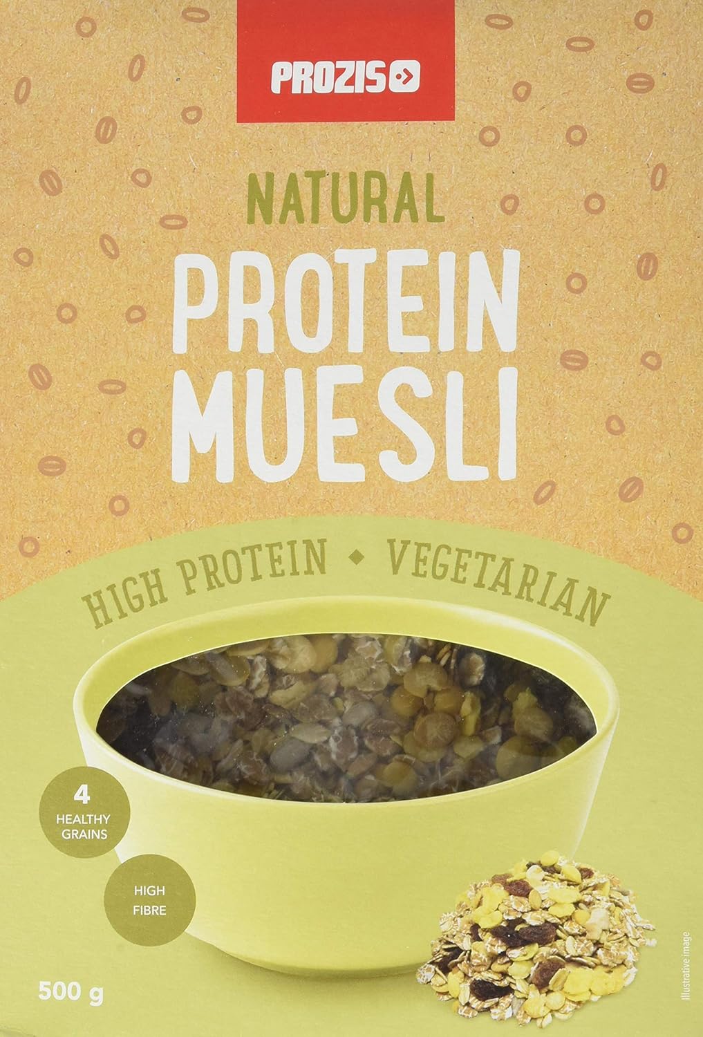Prozis Protein Muesli 500 g Natürlich Amazon.de Drogerie & Körperpflege