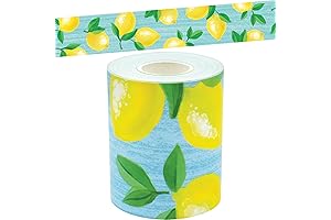 Lemon Zest Straight Rolled Border Trim - 50 Ft