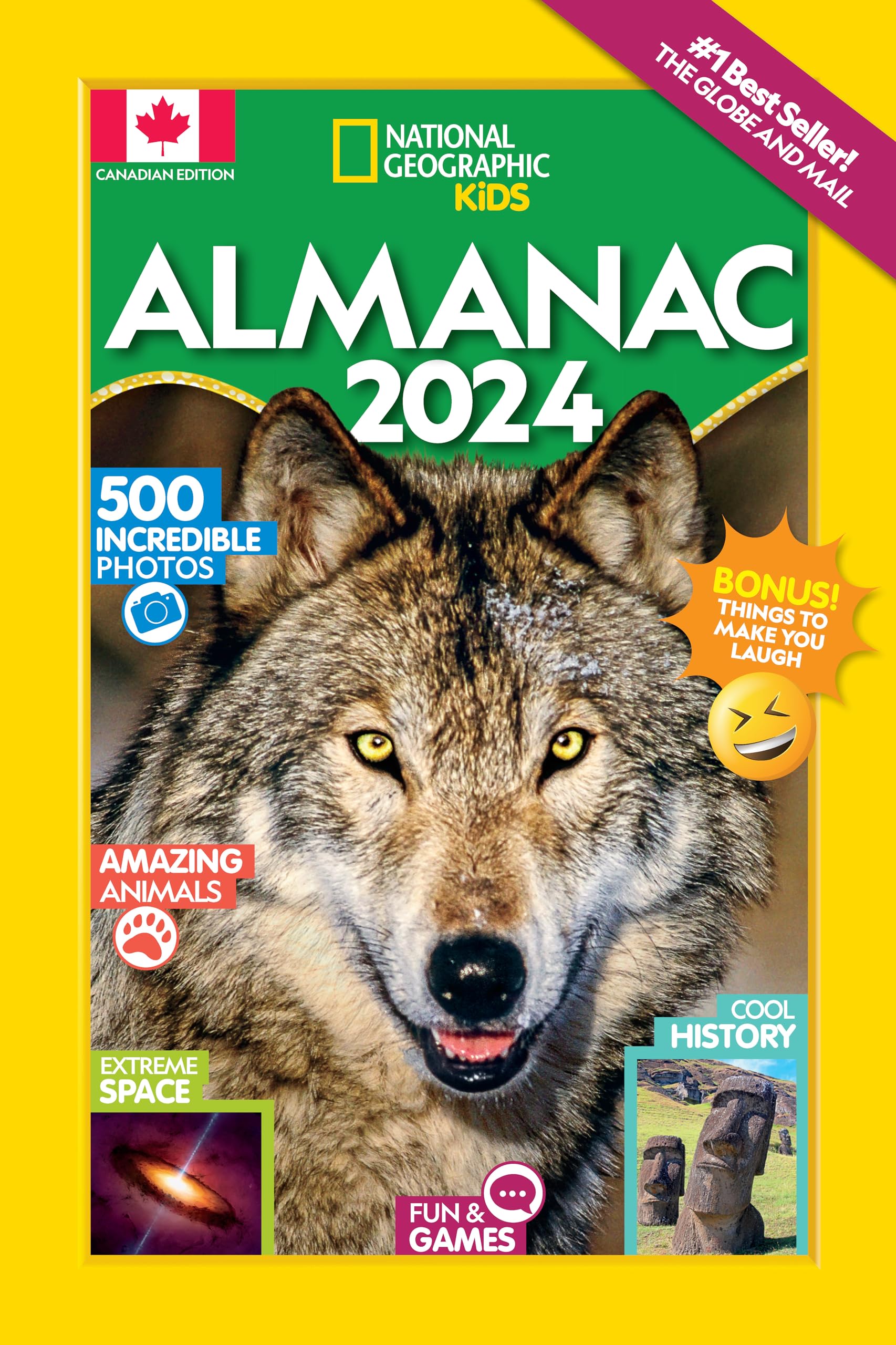 National Geographic Kids Almanac 2024 (Canadian edition): National