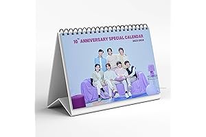 BTS 10th Anniversary Festa PREMIUM DESK CALENDAR