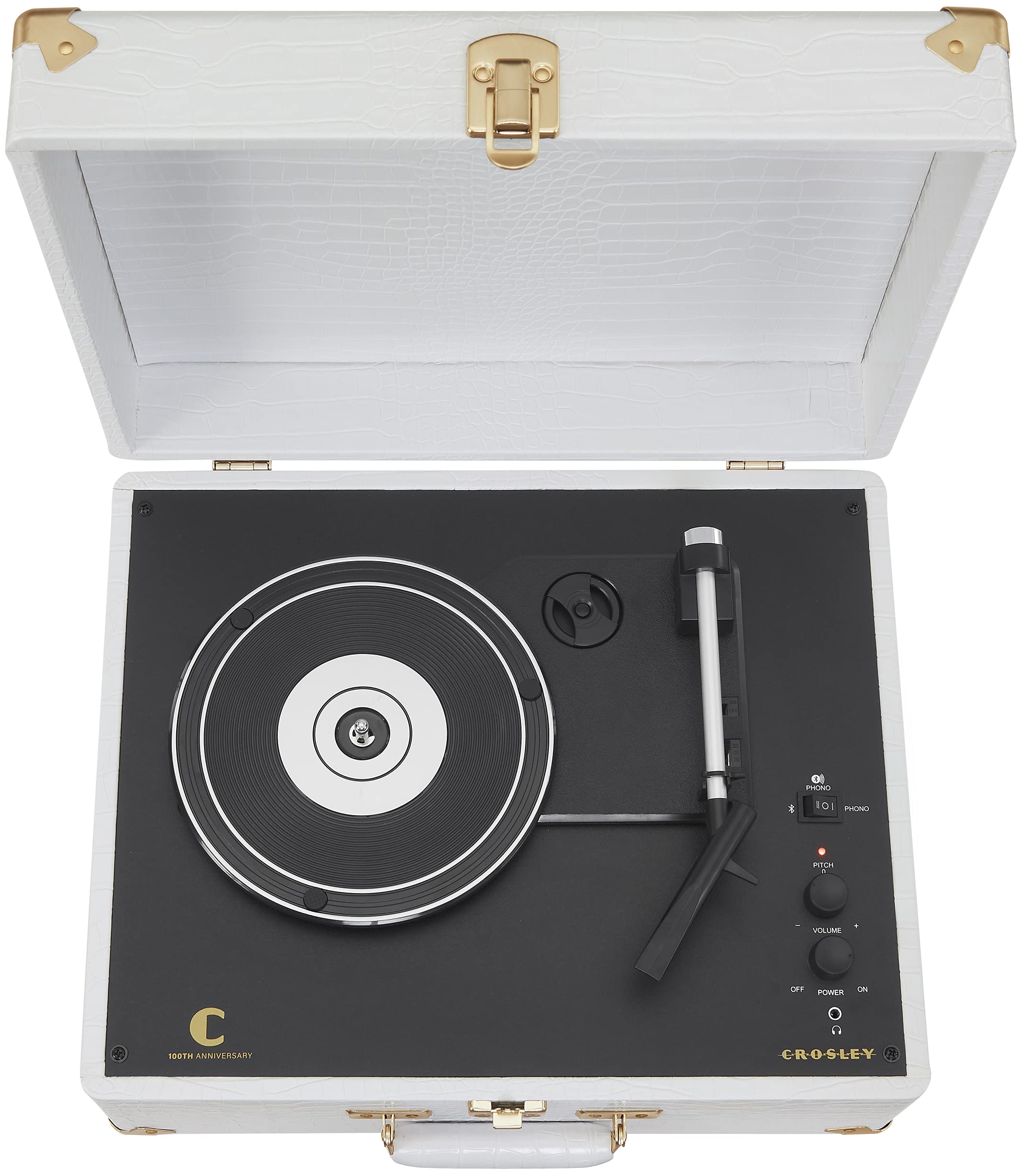 Amazon.com: Crosley CR6253B-WC Anthology Vintage 3-Speed Bluetooth