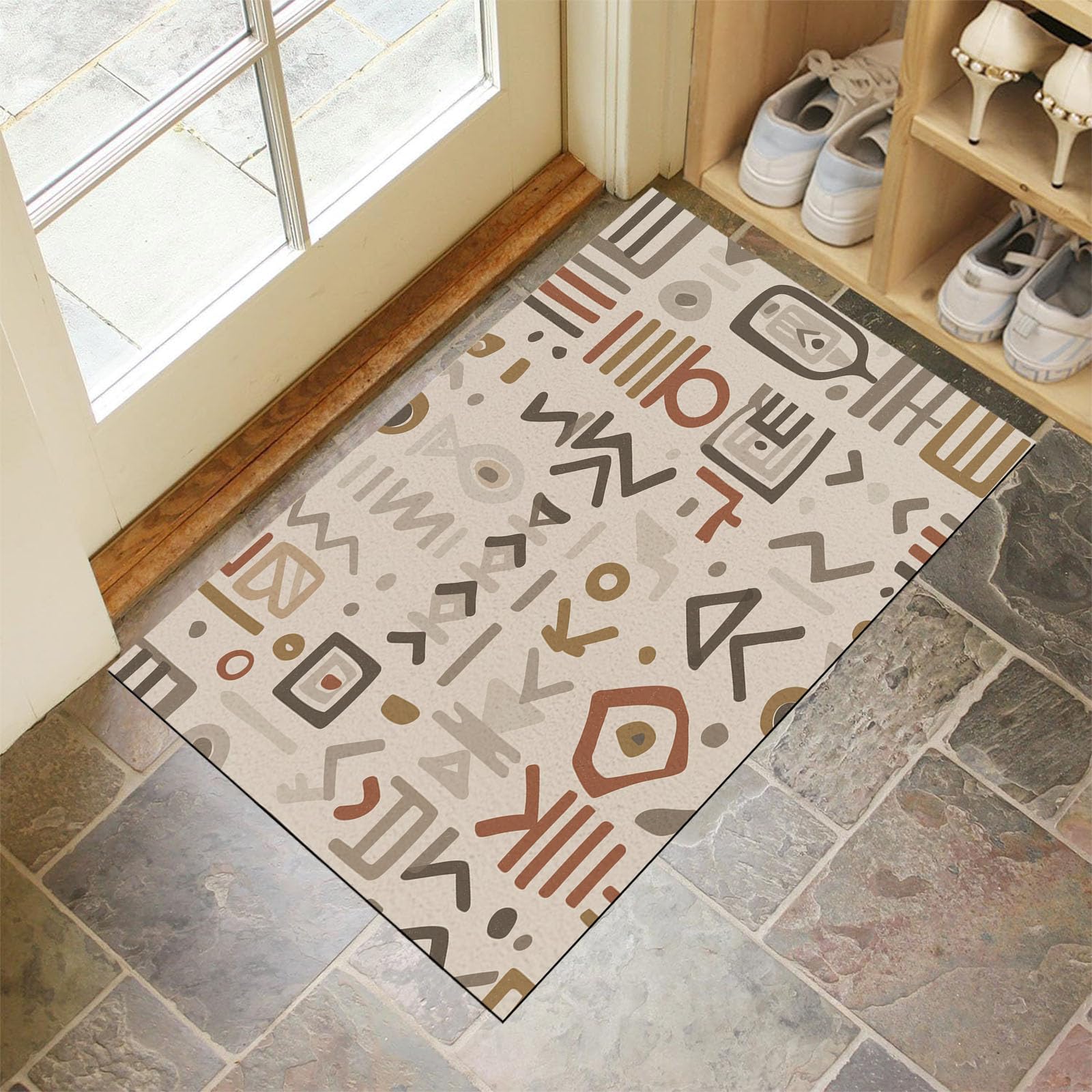 Paillasson extérieur intérieur tapis welcome antidérapant 60 x 90 cm