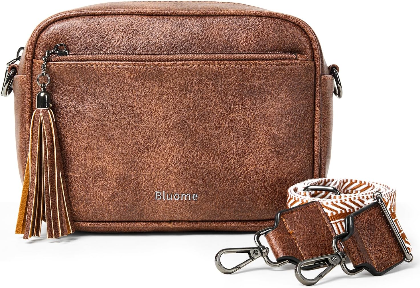 Bluome Small Crossbody Purse for Women – Multi Pocket Travel Purses Crossbody Bag Shoulder Handbags with Adjustable Strap - Image 6